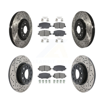 Disc Rotors and Semi-Metallic Brake Pads Kit-KDS-101799