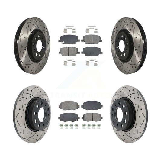 Disc Rotors and Semi-Metallic Brake Pads Kit-KDS-101799