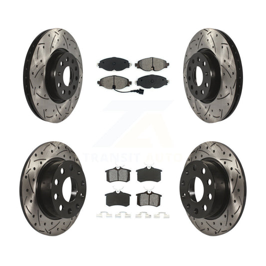 Disc Rotors and Semi-Metallic Brake Pads Kit-KDS-101800