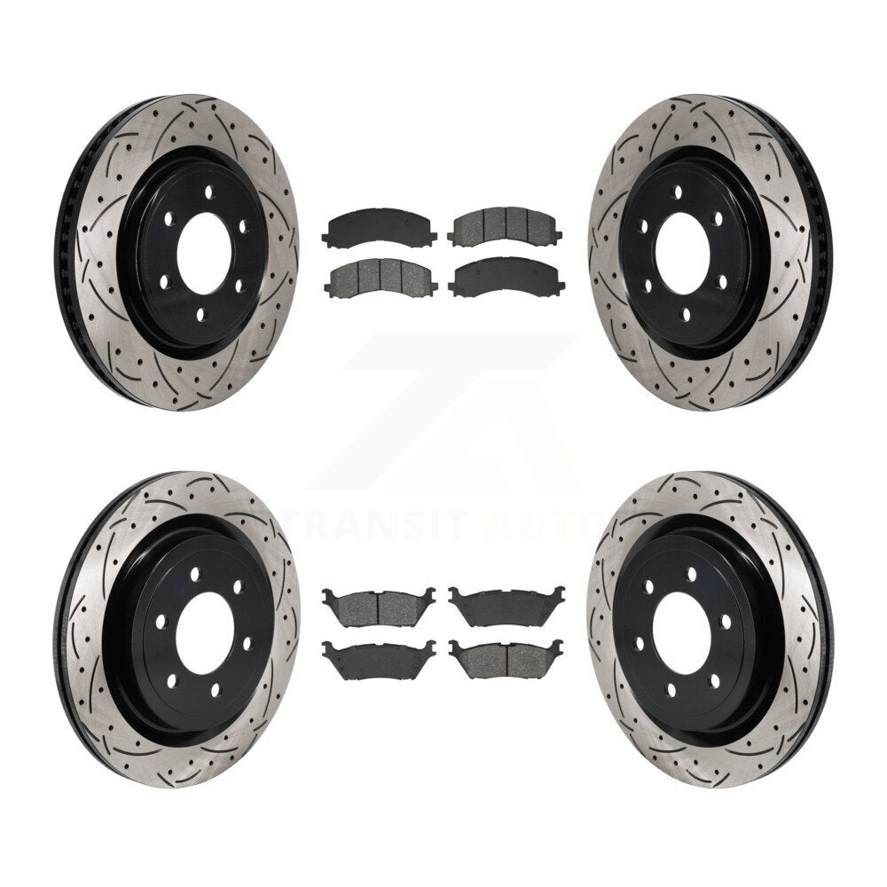 Disc Rotors and Semi-Metallic Brake Pads Kit-KDS-101801