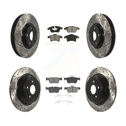 Disc Rotors and Semi-Metallic Brake Pads Kit-KDS-101802