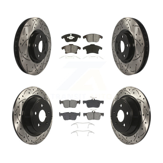 Disc Rotors and Semi-Metallic Brake Pads Kit-KDS-101802