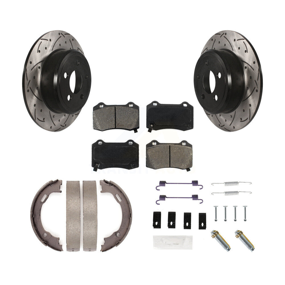 Coated Disc Rotors and Semi-Metallic Brake Pads Kit-KDS-101810 Kit.bestparts.ca