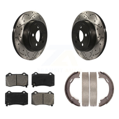 Coated Disc Rotors and Semi-Metallic Brake Pads Kit-KDS-101811