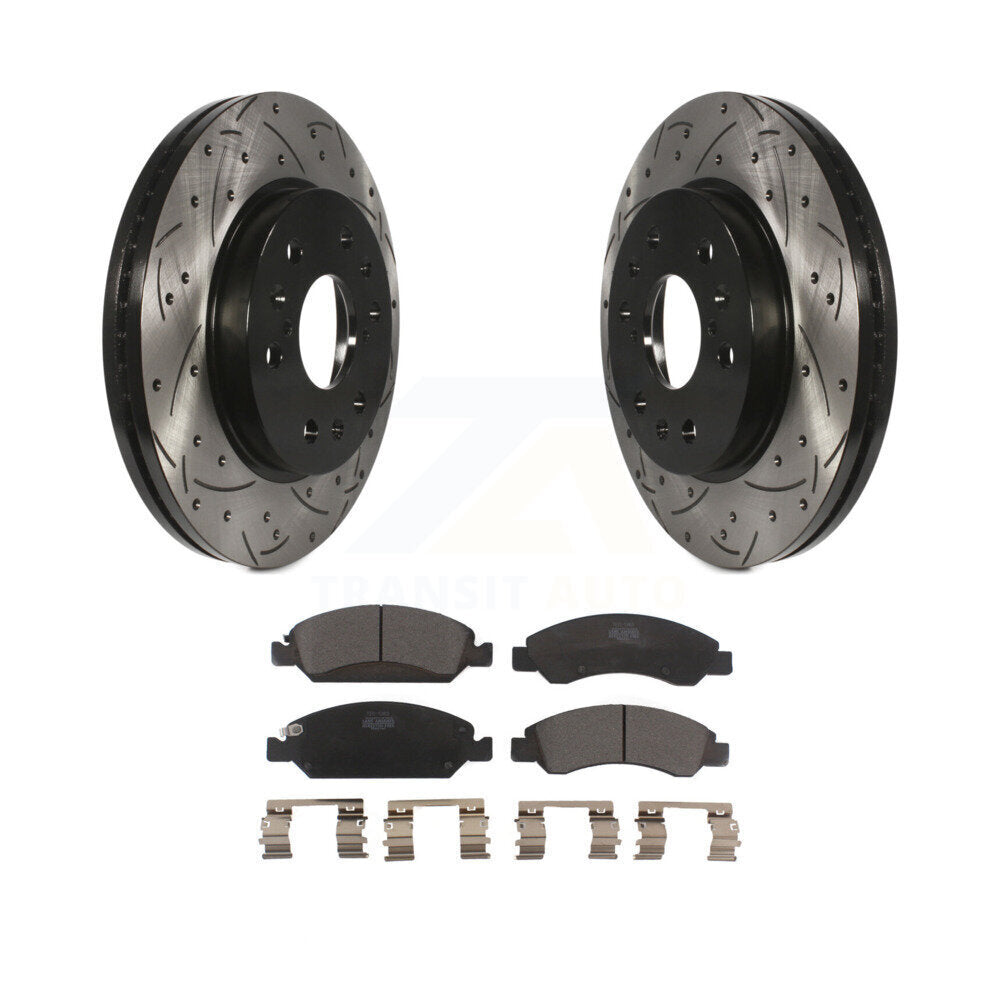 Coated Disc Rotors and Ceramic Brake Pads Kit-KDT-100003 - Kit.bestparts.ca