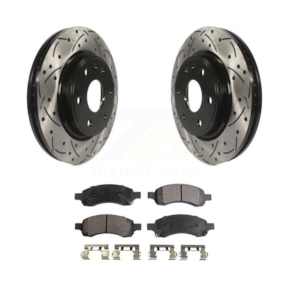 Coated Disc Rotors and Ceramic Brake Pads Kit-KDT-100005 - Kit.bestparts.ca