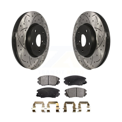 Coated Disc Rotors and Ceramic Brake Pads Kit-KDT-100007 - Kit.bestparts.ca