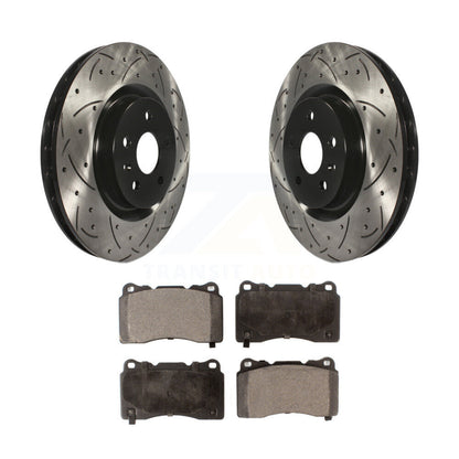 Coated Disc Rotors and Ceramic Brake Pads Kit-KDT-100008 - Kit.bestparts.ca