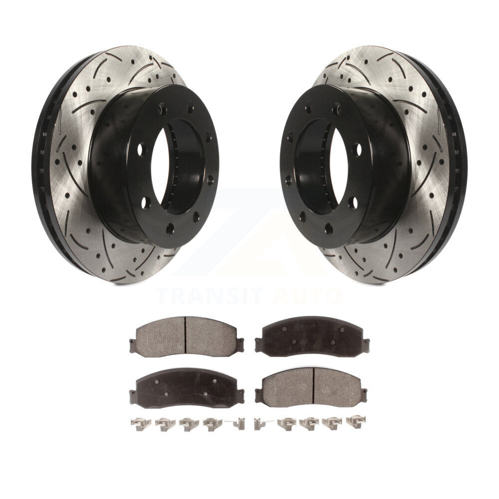 Coated Disc Rotors and Ceramic Brake Pads Kit-KDT-100019 - Kit.bestparts.ca
