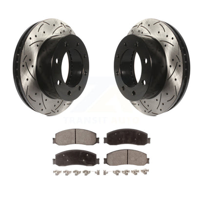 Coated Disc Rotors and Ceramic Brake Pads Kit-KDT-100019 - Kit.bestparts.ca
