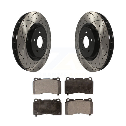 Coated Disc Rotors and Ceramic Brake Pads Kit-KDT-100023 - Kit.bestparts.ca