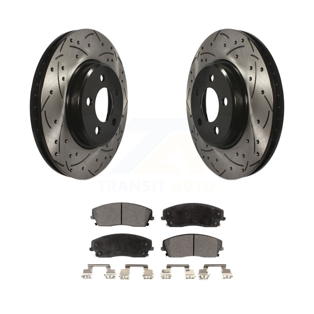 Coated Disc Rotors and Ceramic Brake Pads Kit-KDT-100043 - Kit.bestparts.ca