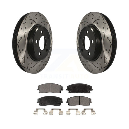 Coated Disc Rotors and Ceramic Brake Pads Kit-KDT-100043 - Kit.bestparts.ca