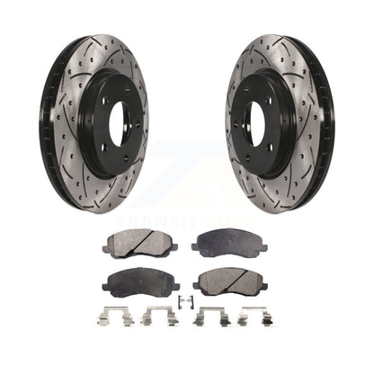 Coated Disc Rotors and Ceramic Brake Pads Kit-KDT-100046 - Kit.bestparts.ca