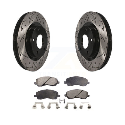 Coated Disc Rotors and Ceramic Brake Pads Kit-KDT-100047 - Kit.bestparts.ca