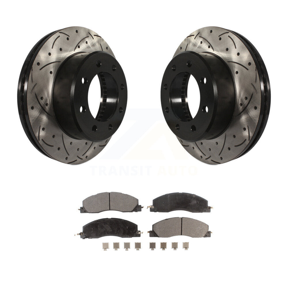 Coated Disc Rotors and Ceramic Brake Pads Kit-KDT-100051 - Kit.bestparts.ca