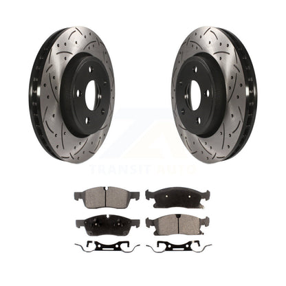 Coated Disc Rotors and Ceramic Brake Pads Kit-KDT-100052 - Kit.bestparts.ca