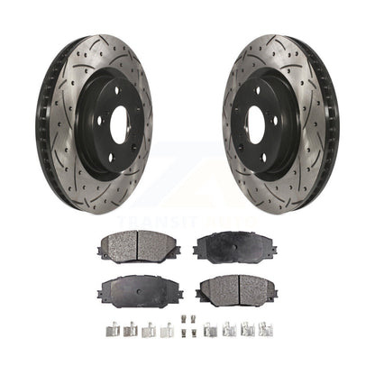 Coated Disc Rotors and Ceramic Brake Pads Kit-KDT-100098 - Kit.bestparts.ca