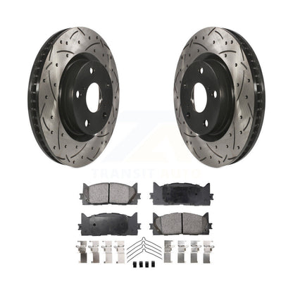 Coated Disc Rotors and Ceramic Brake Pads Kit-KDT-100099 - Kit.bestparts.ca
