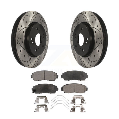 Coated Disc Rotors and Ceramic Brake Pads Kit-KDT-100103 - Kit.bestparts.ca