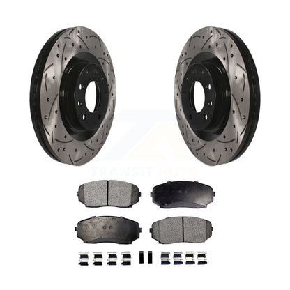 Coated Disc Rotors and Ceramic Brake Pads Kit-KDT-100111 - Kit.bestparts.ca