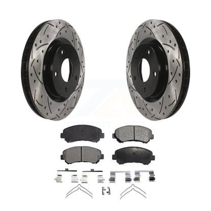 Coated Disc Rotors and Ceramic Brake Pads Kit-KDT-100120 - Kit.bestparts.ca