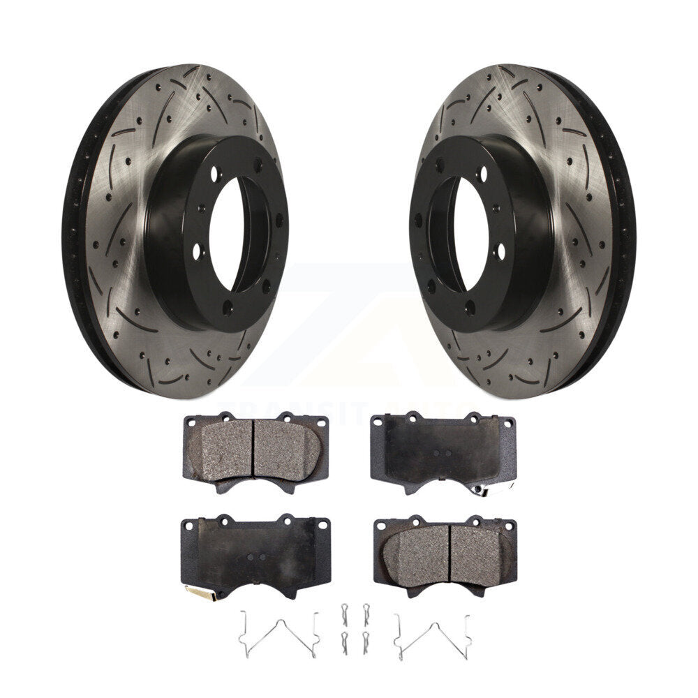 coated disc rotors and ceramic brake pads-kdt-100131 - Kit.bestparts.ca