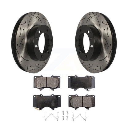 coated disc rotors and ceramic brake pads-kdt-100131 - Kit.bestparts.ca