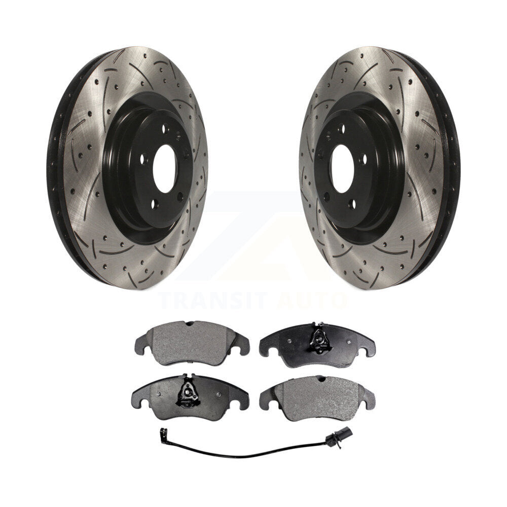 Coated Disc Rotors and Ceramic Brake Pads Kit-KDT-100132 - Kit.bestparts.ca