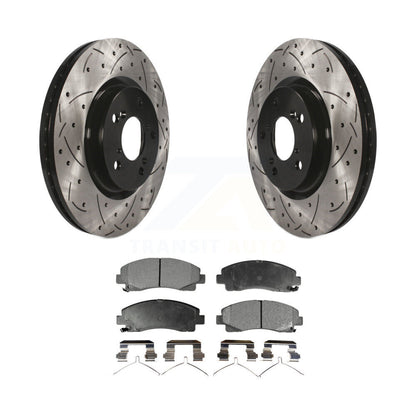 Coated Disc Rotors and Ceramic Brake Pads Kit-KDT-100135 - Kit.bestparts.ca