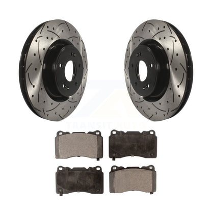 Coated Disc Rotors and Ceramic Brake Pads Kit-KDT-100136 - Kit.bestparts.ca