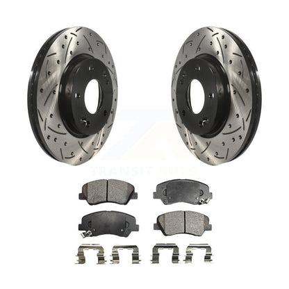 Coated Disc Rotors and Ceramic Brake Pads Kit-KDT-100145 - Kit.bestparts.ca