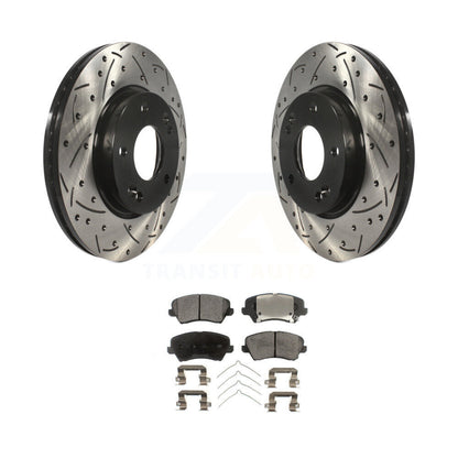 Coated Disc Rotors and Ceramic Brake Pads Kit-KDT-100146 - Kit.bestparts.ca