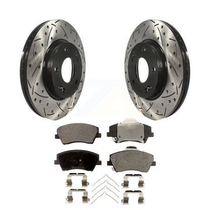 Coated Disc Rotors and Ceramic Brake Pads Kit-KDT-100147 - Kit.bestparts.ca