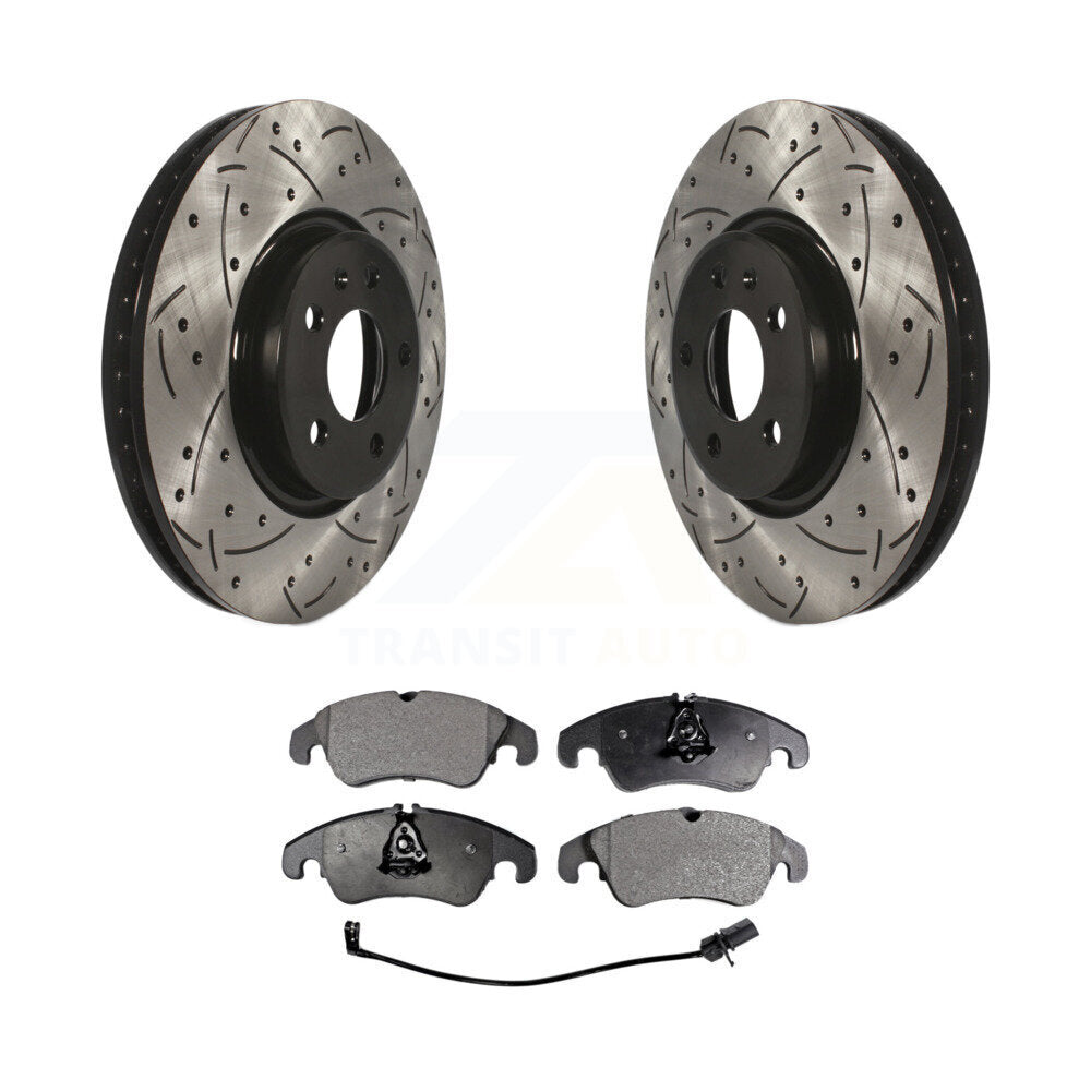 Coated Disc Rotors and Ceramic Brake Pads Kit-KDT-100152 - Kit.bestparts.ca