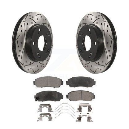Coated Disc Rotors and Ceramic Brake Pads Kit-KDT-100155 - Kit.bestparts.ca
