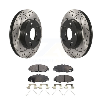 Coated Disc Rotors and Ceramic Brake Pads Kit-KDT-100156 - Kit.bestparts.ca