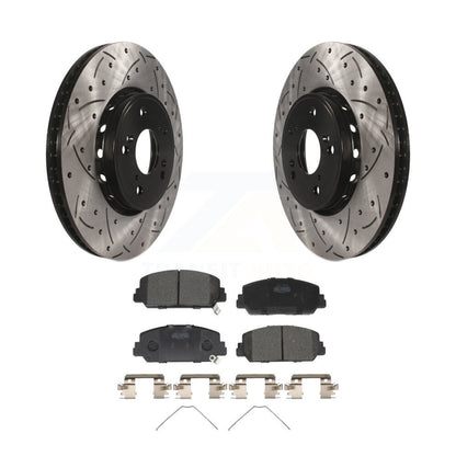 Coated Disc Rotors and Ceramic Brake Pads Kit-KDT-100165 - Kit.bestparts.ca