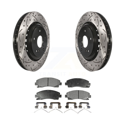 Coated Disc Rotors and Ceramic Brake Pads Kit-KDT-100173 - Kit.bestparts.ca