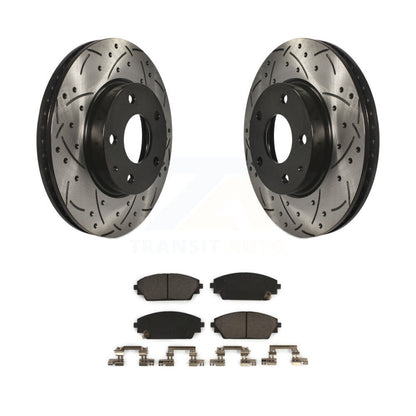 Coated Disc Rotors and Ceramic Brake Pads Kit-KDT-100178 - Kit.bestparts.ca