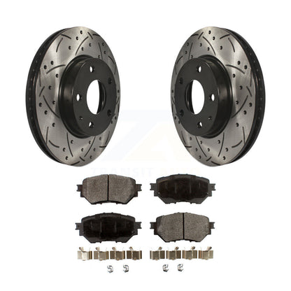 Coated Disc Rotors and Ceramic Brake Pads Kit-KDT-100179 - Kit.bestparts.ca