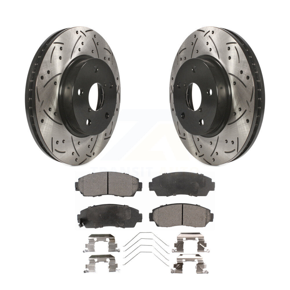 Coated Disc Rotors and Ceramic Brake Pads Kit-KDT-100186 - Kit.bestparts.ca Kit.bestparts.ca