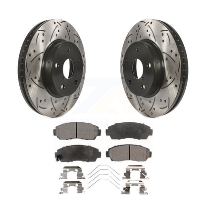 Coated Disc Rotors and Ceramic Brake Pads Kit-KDT-100186 - Kit.bestparts.ca