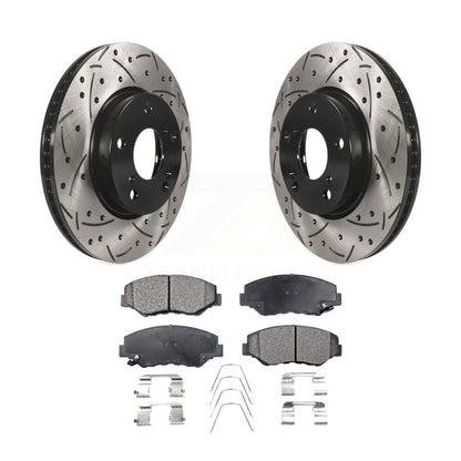Coated Disc Rotors and Ceramic Brake Pads Kit-KDT-100187 - Kit.bestparts.ca