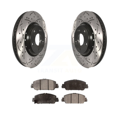 Coated Disc Rotors and Ceramic Brake Pads Kit-KDT-100188 - Kit.bestparts.ca