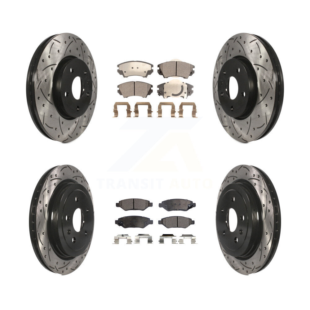 Disc Rotors and Ceramic Brake Pads Kit-KDT-100200 - Kit.bestparts.ca