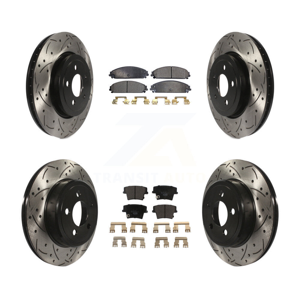 Disc Rotors and Ceramic Brake Pads Kit-KDT-100256 - Kit.bestparts.ca Kit.bestparts.ca