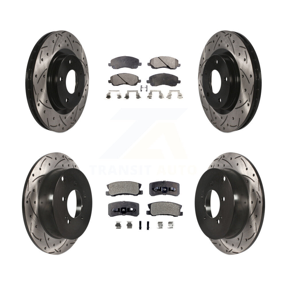Disc Rotors and Ceramic Brake Pads Kit-KDT-100263 - Kit.bestparts.ca Kit.bestparts.ca