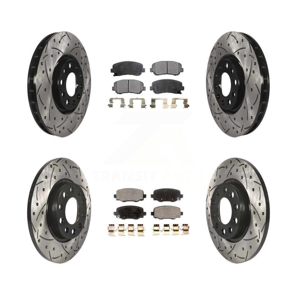 Disc Rotors and Ceramic Brake Pads Kit-KDT-100272 - Kit.bestparts.ca