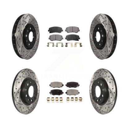 Disc Rotors and Ceramic Brake Pads Kit-KDT-100272 - Kit.bestparts.ca